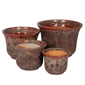 Abbey Bell ker&aacute;mia n&ouml;v&eacute;nytart&oacute; szett savmaratott terrakotta 28x21-51x36cm S4