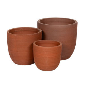 Peyton Vase ker&aacute;mia n&ouml;v&eacute;nytart&oacute; szett terrakotta 22x21-34x32cm S3