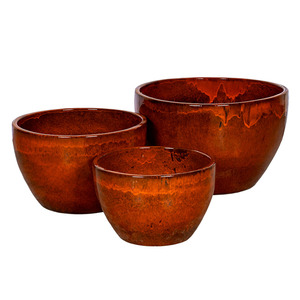 Georgia Globe ker&aacute;mia n&ouml;v&eacute;nytart&oacute; szett &eacute;getett narancs 63,5x40,5-96,5x60,5cm S3