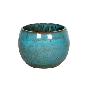 Singa Globe kerámia növénytartó mohazöld 32x23cm