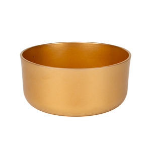 Amos kerámia tál arany 21cm