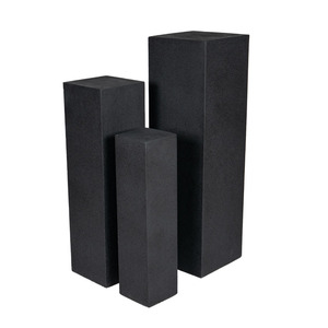 Calgary Pillar kompozit oszlop szett grafit 20x20x81,50-36x36x122cm S3