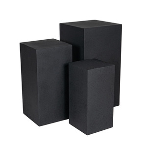 Calgary Pillar kompozit oszlop szett grafit 32x32x66-50x50x95,5cm S3