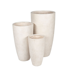 Hartford Vase Giant kompozit n&ouml;v&eacute;nytart&oacute; szett homoksz&iacute;n 34,5x60-54x100cm S3