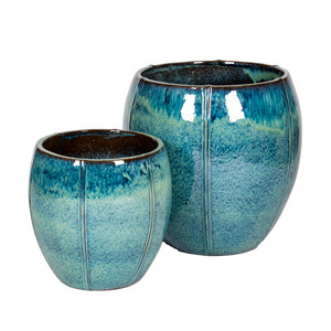 Alden Vase ker&aacute;mia n&ouml;v&eacute;nytart&oacute; szett j&eacute;gk&eacute;k 36,5x42-48x60cm S2
