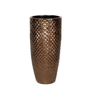 Sullivan Vase ker&aacute;mia n&ouml;v&eacute;nytart&oacute; bronz 31x70,5cm