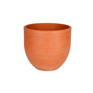 Amarante ker&aacute;mia kasp&oacute; narancs 18x16cm