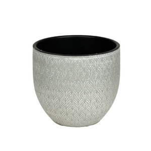 Alvito kerámia kaspó szürke 18x16cm