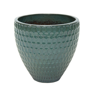 Noble Belly Classic kerámia növénytartó mohazöld 30x28cm